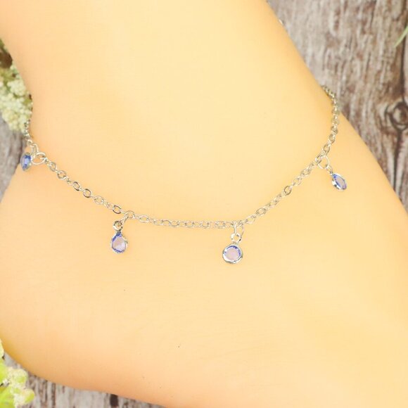 "Dainty Anklet for Women – Elegant Everyday Jewelry & Perfect Gift | MLCRC2180 - Picture 1 of 10